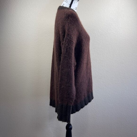 Banana Republic Chocolate brown Alpaca Yarn Sweater/ Italian Yarn Sweater size S - Picture 12 of 16